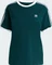 adidas 3-Streifen T-Shirt kurzarm aurora ivy/white (Damen) Vorschaubild