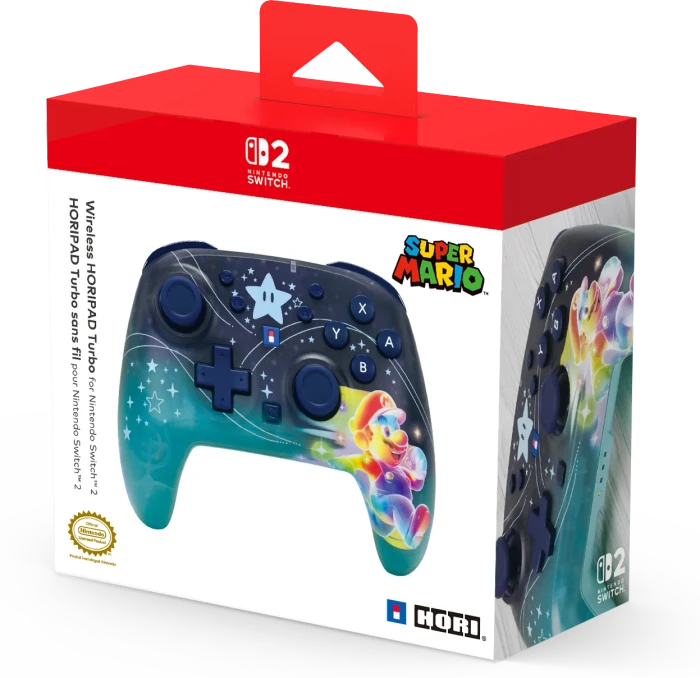 Hori Horipad Turbo Wireless Controller Universe Mario (Switch 2/Switch)
