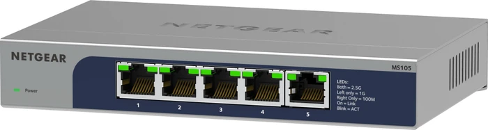 Netgear MS100 Desktop 2.5G Switch, 5x RJ-45