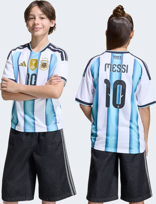 adidas FIFA WM 2026 Argentinien Messi Heimtrikot kurzarm (Junior)