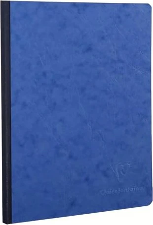 Clairefontaine Notizbuch blau, A5, glatt, Hardcover, 96 Blatt