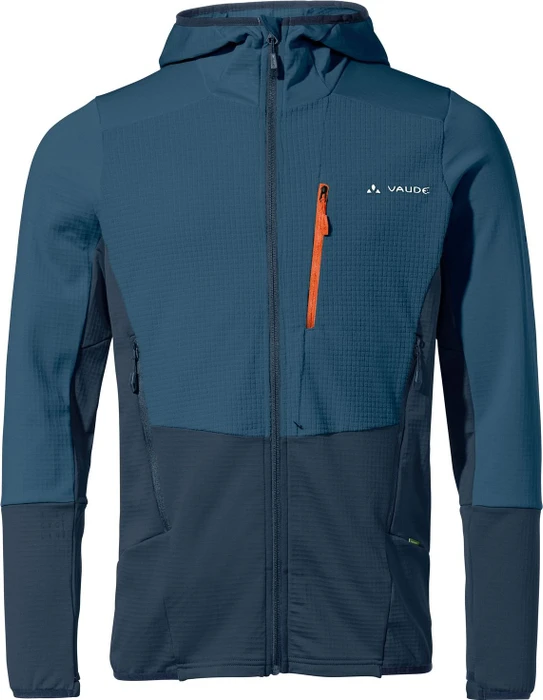 Vaude Monviso Hooded Grid Fleece Funktionsjacke baltic sea (Herren)