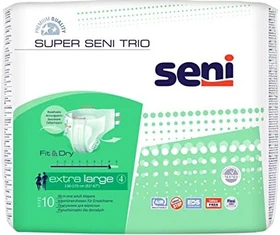 Seni Super SENI Trio Schutzhose Größe XL, 60 Stück