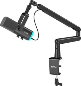 Fifine AmpliGame AM8 schwarz inkl. Low-Profile-Mikrofonarm BM88