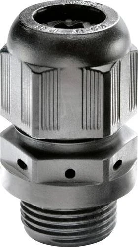 Wiska ESVG 16 BK Druckausgleichsverschraubung, Kunststoff, RAL 9005, M16