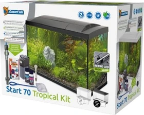 SuperFish Start 70 Tropical Kit, schwarz, 60l