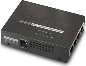 Planet Desktop Gigabit PoE-Injektor, 4x RJ-45, 120W PoE+ (HPOE-460)