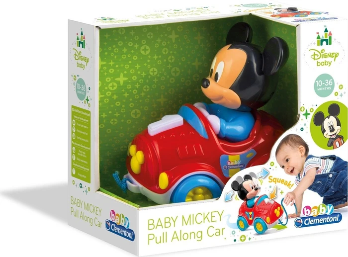 Clementoni Baby Mickey Nachziehauto
