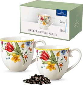 Villeroy & Boch Spring Awakening Kaffeebecher,, 2 Stück