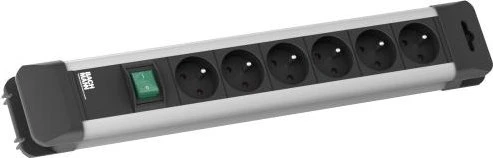 Bachmann Connectus mit Schalter UTE, 6-fach, 2m