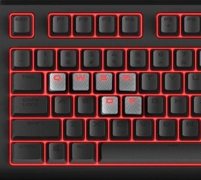 Corsair Strafe, MX SILENT RED, USB, UK