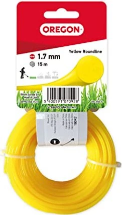 Oregon Roundline Trimmerfaden für Rasentrimmer gelb, 1.7mm/15m