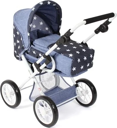 Bayer Chic 2000 Leni 2in1 Kombipuppenwagen Sternchen navy