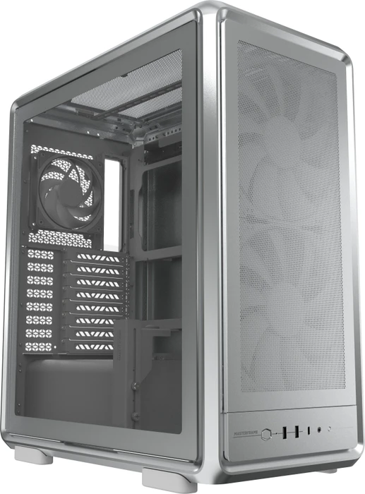 Cooler Master MasterFrame 500 Mesh ARGB, silber, Glasfenster
