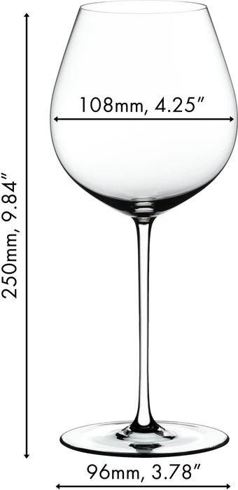 Riedel Fatto A Mano Pinot Noir Rotweinglas weiß