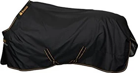 Kerbl Bucas Irish Turnout Light/50 Classic, Regendecke female, 1.55m, 50g, black/gold