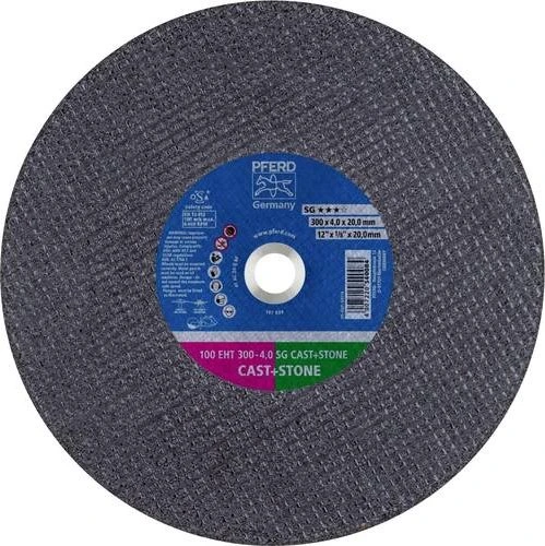 Pferd 100 EHT 300-4.0 SG CAST+STONE/20.0 Trennscheibe, 300x4x20mm, 20 Stück