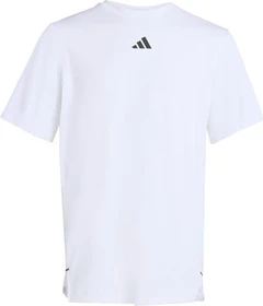 adidas D4T Primelift 3-Streifen Funktionsshirt kurzarm weiß (Herren)