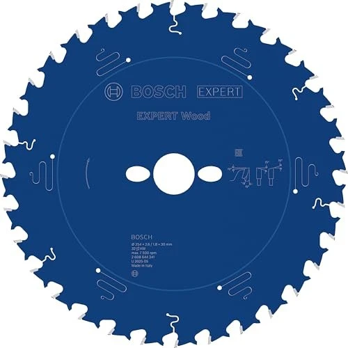 Bosch Professional Expert for Wood Kreissägeblatt 32Z, 254x1.8x30mm, 1 Stück