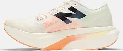 New Balance FuelCell SuperComp Elite v4 white/angora/hot mango (Damen)