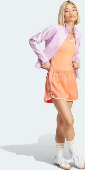 adidas Adicolor 3-Streifen Sprinter Laufhose kurz semi coral (Damen)