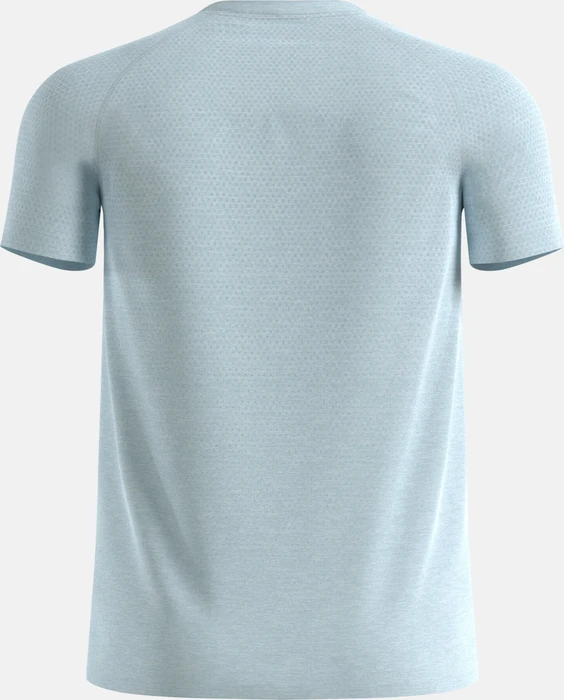 Odlo Essential Seamless 2.0 Laufshirt kurzarm baby blue melange (Herren)