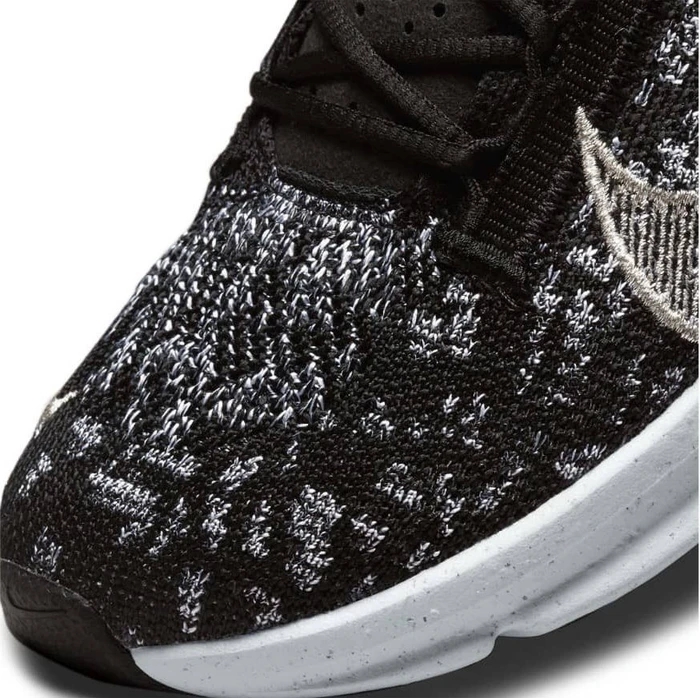 Nike SuperRep Go 3 Flyknit Next Nature black/white/metallic silver (Damen)
