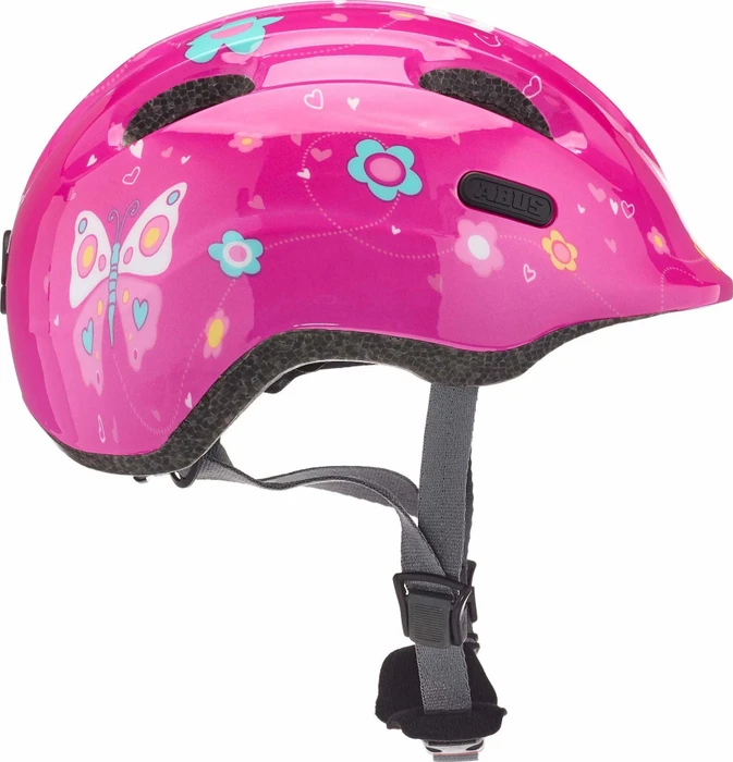 ABUS Smiley 2.0 Kinderhelm pink butterfly
