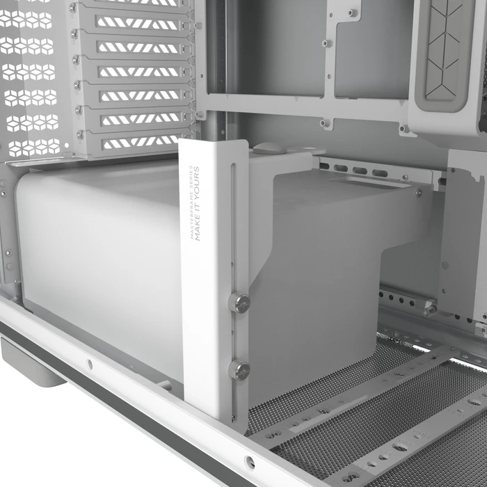 Cooler Master MasterFrame 600, silber, Glasfenster
