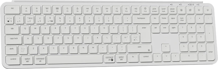 Keychron B6 Pro Ultra-Slim Wireless, Ivory White, USB/Bluetooth, UK