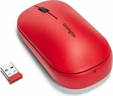 Kensington SureTrack Dual Wireless Mouse rot, USB/Bluetooth