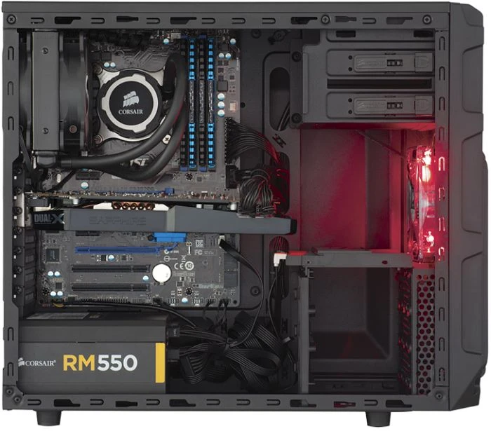 Corsair Carbide Series SPEC-03 orange, Acrylfenster