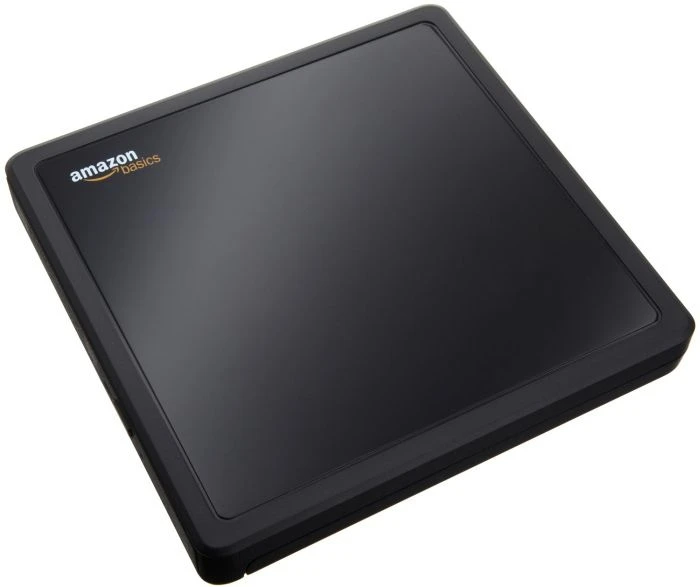 AmazonBasics USB 2.0 8x DVD-Brenner, SlimLine, USB 2.0