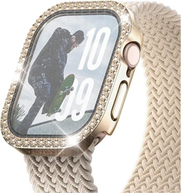 PanzerGlass Screen Protector Full Body Disco Gold für Apple Watch (46mm)
