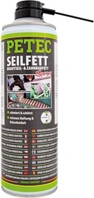 Petec Seilfett, Drahtseil- & Zahnradfett Spray,    500ml