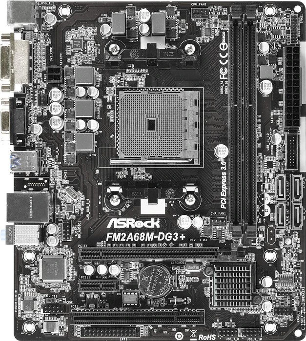 ASRock FM2A68M-DG3+ (AMD FM2+)