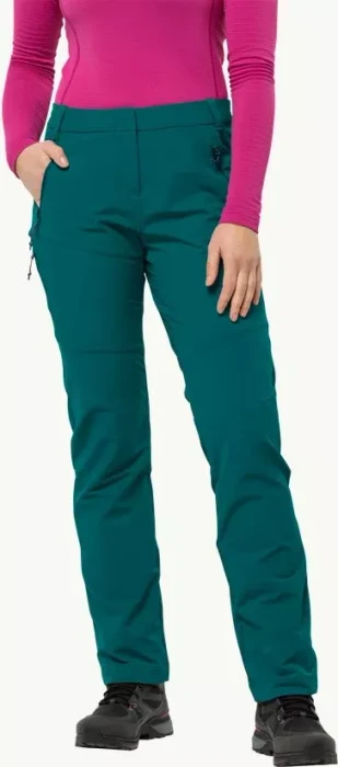 Jack Wolfskin Glastal Winter Hose lang sea green (Damen)