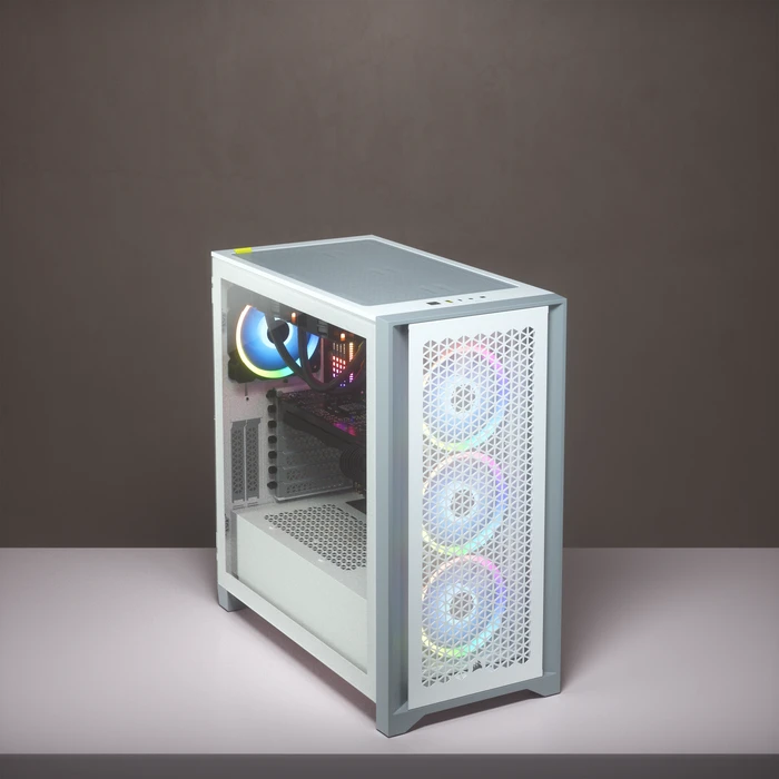 Corsair 4000D Airflow, weiß, Glasfenster