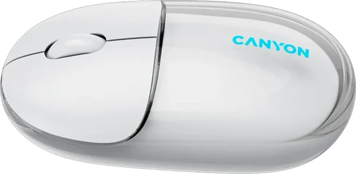 Canyon OnClick 24 Dual-Mode Wireless Mouse weiß, USB/Bluetooth