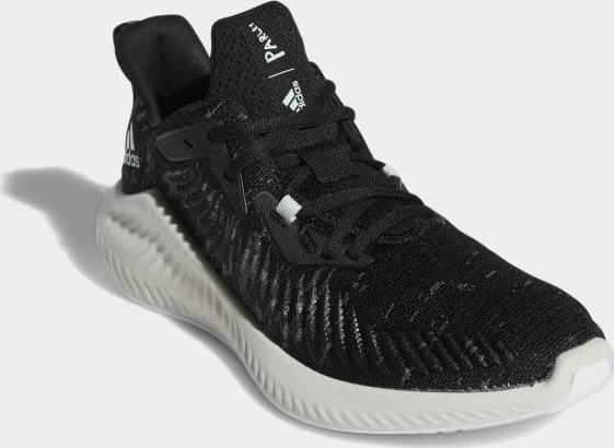 adidas Alphabounce+ Run Parley core black/linen green/ftwr white (Damen)