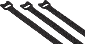 Hama Klett-Kabelbinder, 10mm, 125mm, schwarz, 20 Stück