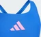 adidas Solid Small Logo Badeanzug royal blue/lucid pink (Junior) Vorschaubild