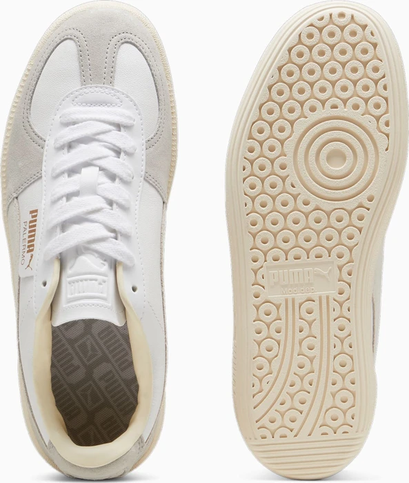 Puma Palermo Leather puma white/cool light gray/sugared almond