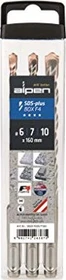 Alpen F4 forte BOX3 SDS-plus Hammerbohrer-Sortiment, 3-tlg.