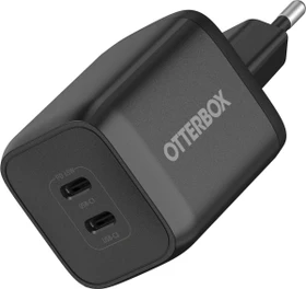 Otterbox USB-C zwei Anschlüsse 65W Wandladegerät Fast Charge Standard (EU) schwarz