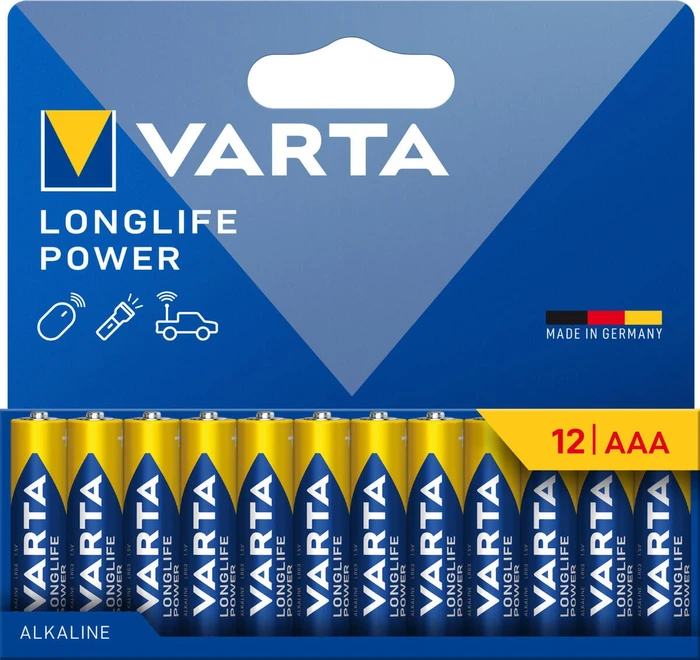 Varta Longlife Power Micro AAA, 12er-Pack