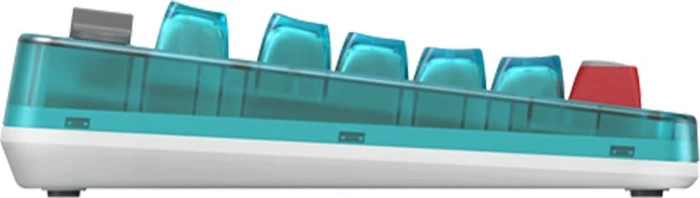 8BitDo Retro 87 Mechanical Keyboard - N64 30th Collection, Clear Blue, Cloud Gray Linear, USB/Bluetooth, US