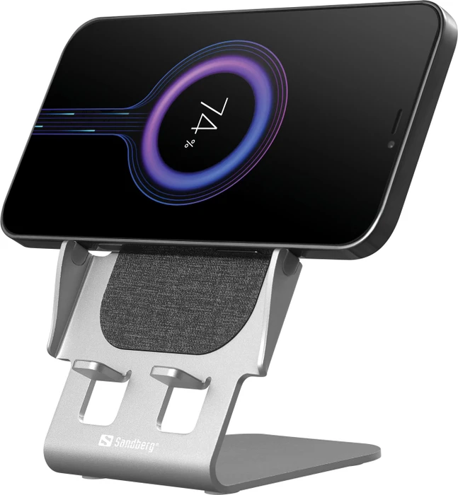Sandberg Wireless Charger Stand 15W grau