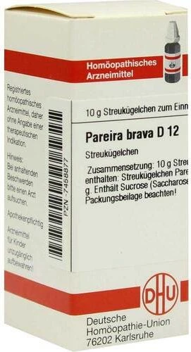 DHU Pareira Brava D12 Globuli, 10g