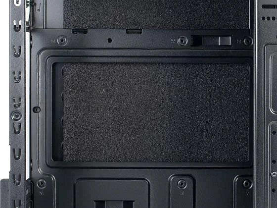 SilverStone Precision PS09 schwarz, schallgedämmt